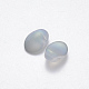 Transparent Spray Painted Glass Charms X-GLAA-R211-05-D01-2