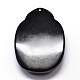 Natural Obsidian Carven Pendants G-A169-027A-2