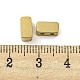 イオンプレーティング（ip）304ステンレス鋼マルチ連リンク  長方形  ゴールドカラー  4x8x4mm  穴：1.4mm STAS-Q319-03A-G-3