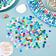 14 brins 7 brins de perles de pâte polymère faites à la main de couleurs CLAY-PH0001-45-3