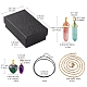 Kit de fabricación de collar de piedras preciosas de diy DIY-FS0003-58-5