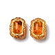 Perles acryliques transparentes imitation ambre MACR-D071-02H-3