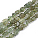 Natural Green Quartz Beads Strands G-S363-049-1