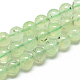 Chapelets de perles en préhnite naturelle G-S263-6mm-04-1