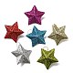 Décorations de pendentif étoile à paillettes en plastique KY-D019-01A-1