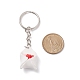 Schlüsselanhänger mit Herz-Blumenstrauß KEYC-JKC00378-2
