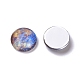 Cabochons di vetro&nbsp;GLAA-WH0015-15A-03-1