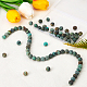 Olycraft Frosted Natural African Turquoise(Jasper) Round Beads Strands G-OC0001-79A-4