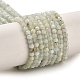 Chapelets de perles en opale vert naturel G-Z035-A02-01C-1