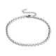 304 Stainless Steel Rolo Chain Bracelet for Men Women BJEW-E031-06P-05-1