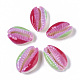 Perles de coquillage cauri naturelles imprimées X-SSHEL-R047-01-A09-2