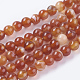 Chapelets de perles en agate à rayures naturelles/agates à bandes X-G-G591-6mm-03-1