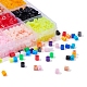 1500 pièces 15 couleurs pe bricolage perles melty perles fusible recharges DIY-YW0003-23-6