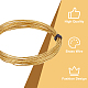 BENECREAT 6m 0.8mm Thick Textured Copper Wire CWIR-WH0013-003A-3