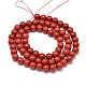 Natural Coral Round Beads Strands CORA-L037-02-6mm-2