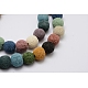 Natural Lava Rock Round Beads Strands G543-13-3