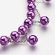 Colliers avec perles en verre à la mode NJEW-JN01783-02-2