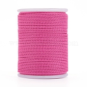 Круглый вощеный полиэфирный шнур YC-G006-01-1.0mm-19