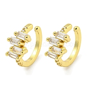 Серьги-манжеты с цирконием EJEW-C104-033G