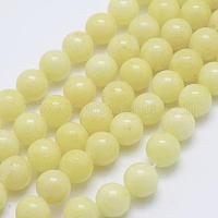 Natur Mashan Jade runde Perlen Stränge G-D263-6mm-XS06
