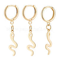 Shop AHANDMAKER 4 Pairs Vintage Gold Hoop Earrings for Jewelry Making -  PandaHall Selected