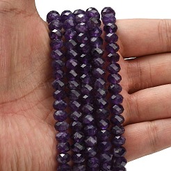 Natürlichen Amethyst Perlen Stränge&nbsp;G-Z111-A08-02