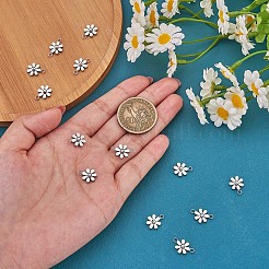 10 pz 430 acciaio inossidabile piccolo fiore connettore ciondoli&nbsp;JX237A