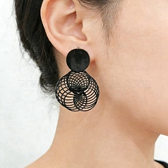 Boucles d'oreilles avec pendentif en alliage&nbsp;WG62864-01