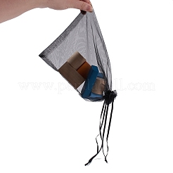 Organza-Geschenktüten mit Kordelzug&nbsp;OP-R016-17x23cm-18