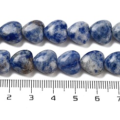 Fili di perle di diaspro macchia blu naturale&nbsp;G-B022-26C
