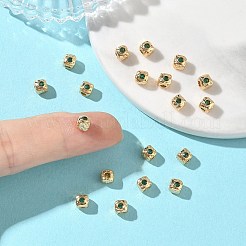 Perles en laiton et zircon cubique shegrace&nbsp;XGRQ4H529-682G-B