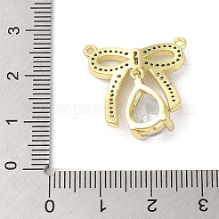 Gestell Messing micro ebnen Zirkonia Anhänger&nbsp;KK-C052-20G