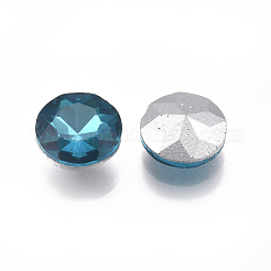 Cabujones de cristal con rhinestone&nbsp;RGLA-T029-8mm-15