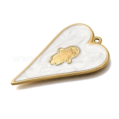 Pendentifs en acier inoxydable 304 émaillés&nbsp;STAS-E520-03A-G