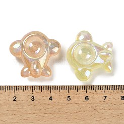 Flugzeug UV-Beschichtung leuchtende Regenbogen schillernde Acrylperlen&nbsp;LACR-R001-06A
