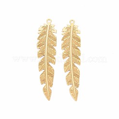 Colgantes de filigrana de acero inoxidable 304 con revestimiento de rejilla&nbsp;STAS-T057-36G