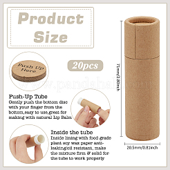 Leere Lippenstiftflasche aus Kraftpapier&nbsp;AJEW-WH0752-063