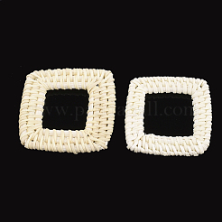 Anelli di maglia intrecciati a mano canna / rattan&nbsp;WOVE-T005-20B