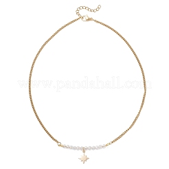 Halskette mit facettiertem&nbsp;NJEW-JN05764-03