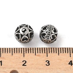 Perline retrò in acciaio inossidabile chirurgico 316&nbsp;STAS-L307-17AS-05