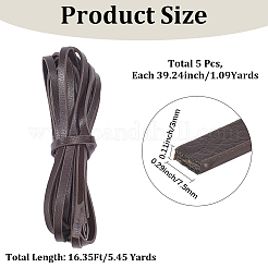 5 cordon en cuir PU microfibre&nbsp;WL-CL0001-13B-02