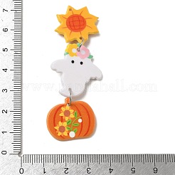 Grands pendentifs acryliques imprimés halloween&nbsp;AC-CBACFA6-01A-P