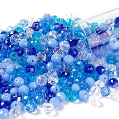 500pcs 5colors galvanisieren Glasperlen&nbsp;EGLA-LS0001-01A
