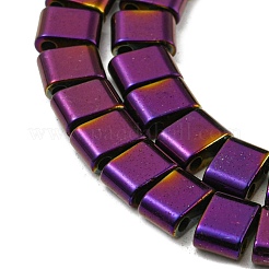 Chapelets de perles en hématite synthétique électrolytique sans magnétiques&nbsp;G-C106-B02-06B