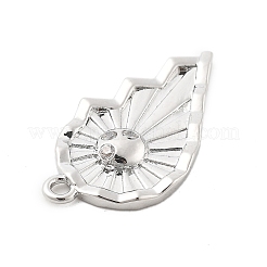 Pendentifs avec zircon cubiques à micro-pavés en laiton&nbsp;KK-L228-25A-P