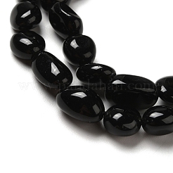 Natürlichen Obsidian Perlen Stränge&nbsp;G-I351-B08