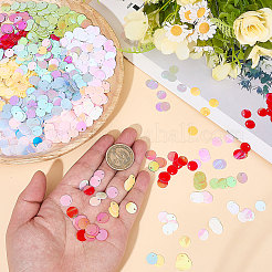 80 g 10 colori pendenti in paillettes in pvc&nbsp;FIND-SC0023-20A