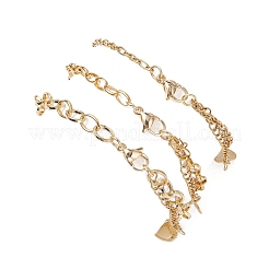 3 Stück Armbänder aus 304 Edelstahl&nbsp;BJEW-JB12456