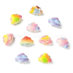 Perles acryliques opaques imprimées double face&nbsp;FIND-CJZ0001-009