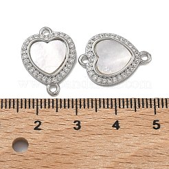 Verbindungsanhänger aus Messing mit Mikropavé-Zirkonia&nbsp;KK-H256-13P